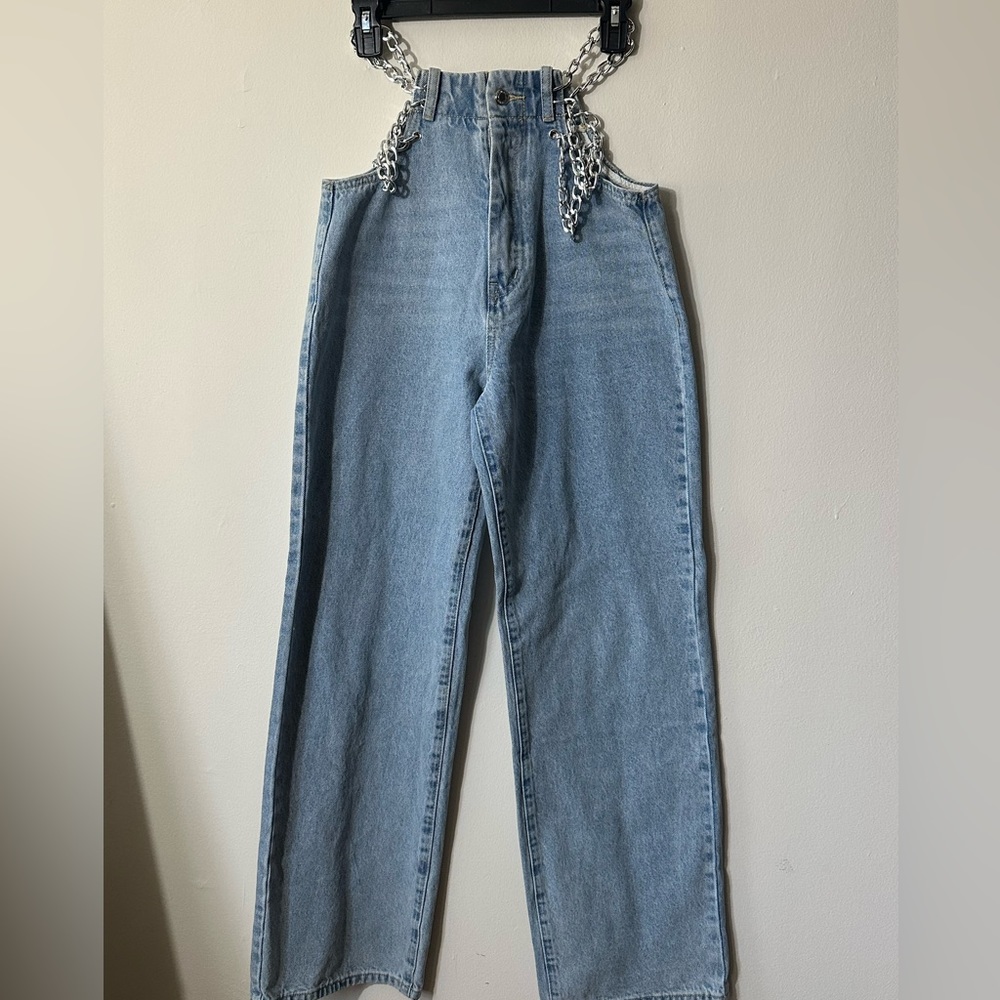 Nasty Gal Chain Jeans